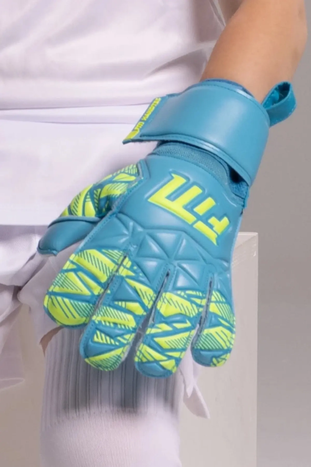 Вратарские перчатки Football Masters Invictus X Junior - синий