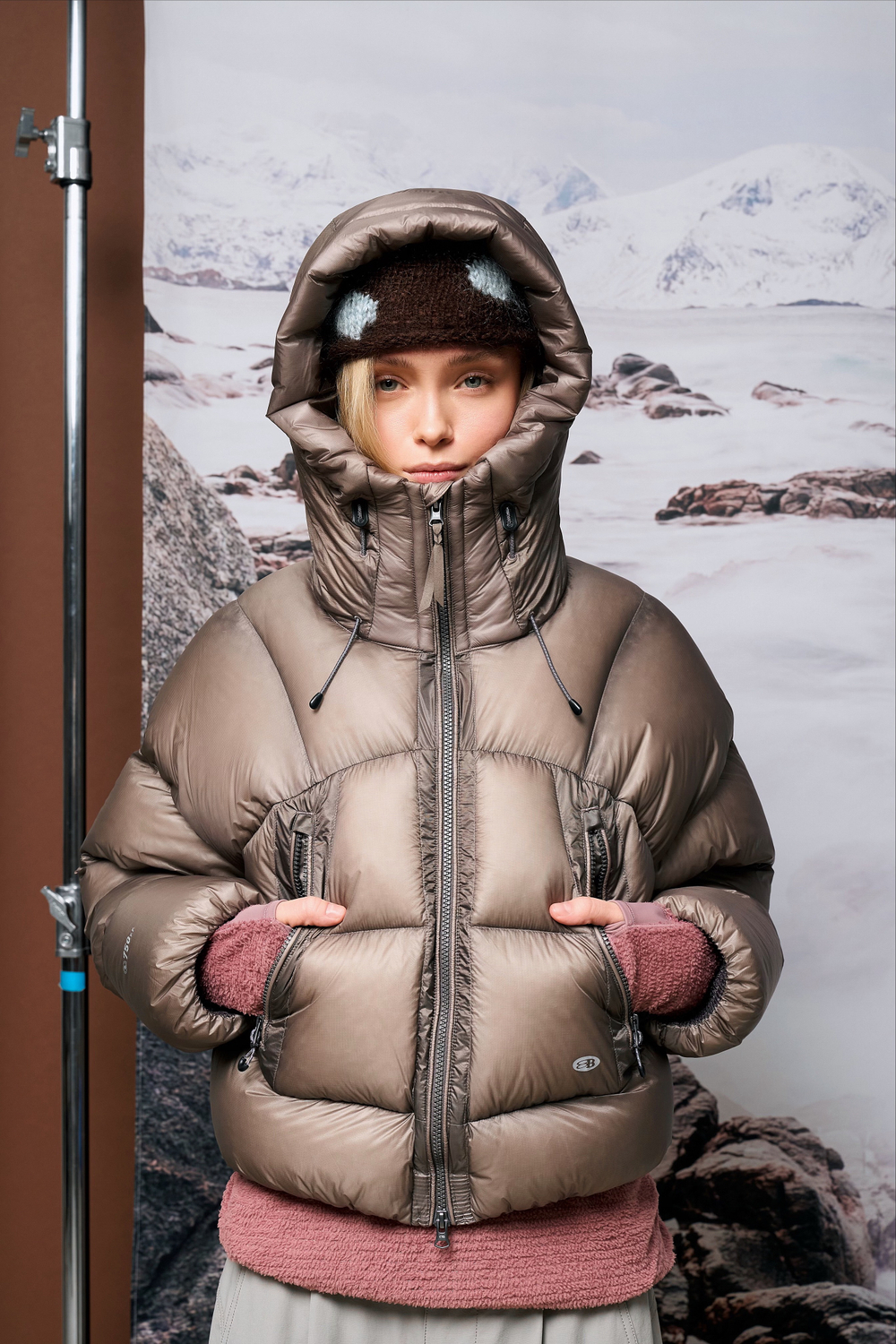 Куртка Nothomme Blue Monte Women’s Large Down Jacket "Ash Purple"