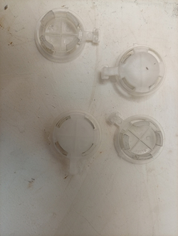 AWS71212 кт20 Пластиковый крепеж, защёлки и заглушки для стиральной машины Whirlpool б/у