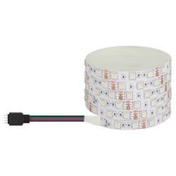 Светодиодная лента ЭРА LS5050-14,4-60-12-RGB-IP20-2year-5m многоцветная | Светодиодные ленты 12В 2 год