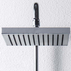 OPAL душевая колонна со смесителем для ванны, поворотный излив (верхний душ квадратной формы)(F6125183CP-A-RUS)