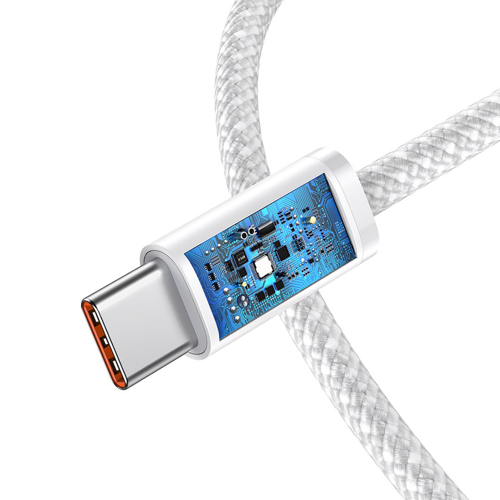 Type-C Кабель Baseus Dynamic Series Fast Charging Data Cable Type-C to Type-C 100W - White