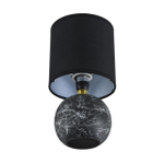 8167/1T COUNTY LN25 000 черный, керамика/текстиль Настольная лампа E14 1*40W 220V VILANA