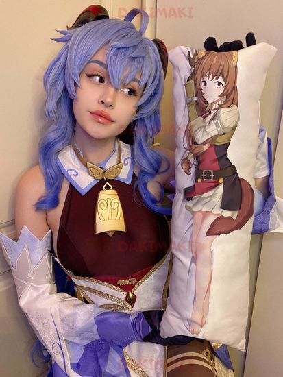 Мини дакимакура Рафталия из Восхождение героя щита арт. M0422, 60х20 см