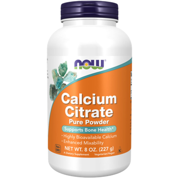Now Foods Calcium citrate powder 227 grams, Кальций Цитрат