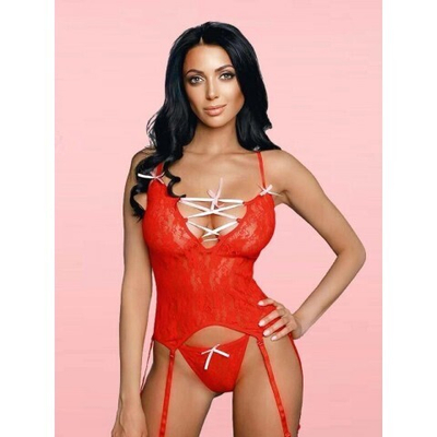 Комплект эротического белья Madrid L/XL красный