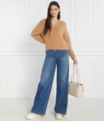 Хлопковый свитер amedea Marella - коричневый(33661936)