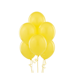 Желтые воздушные шары металлик Экстра Citrus Yellow