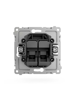 Розетка компьютерная 2-м СП Pixel RJ45 кат.5E механизм карбон TOKOV ELECTRIC TKE-PX-RC2-C14