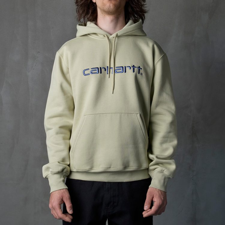 Толстовка мужская Carhartt WIP Hooded Sweatshirt  артикул:I030547_beryl_sorrent - купить в магазине Дайс