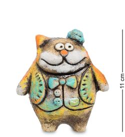 KK- 75 Фигурка «Кот Шляпник» шамот