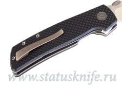 Нож Bob Terzuola ATCF Tanto CF Black Dropфотография - 5