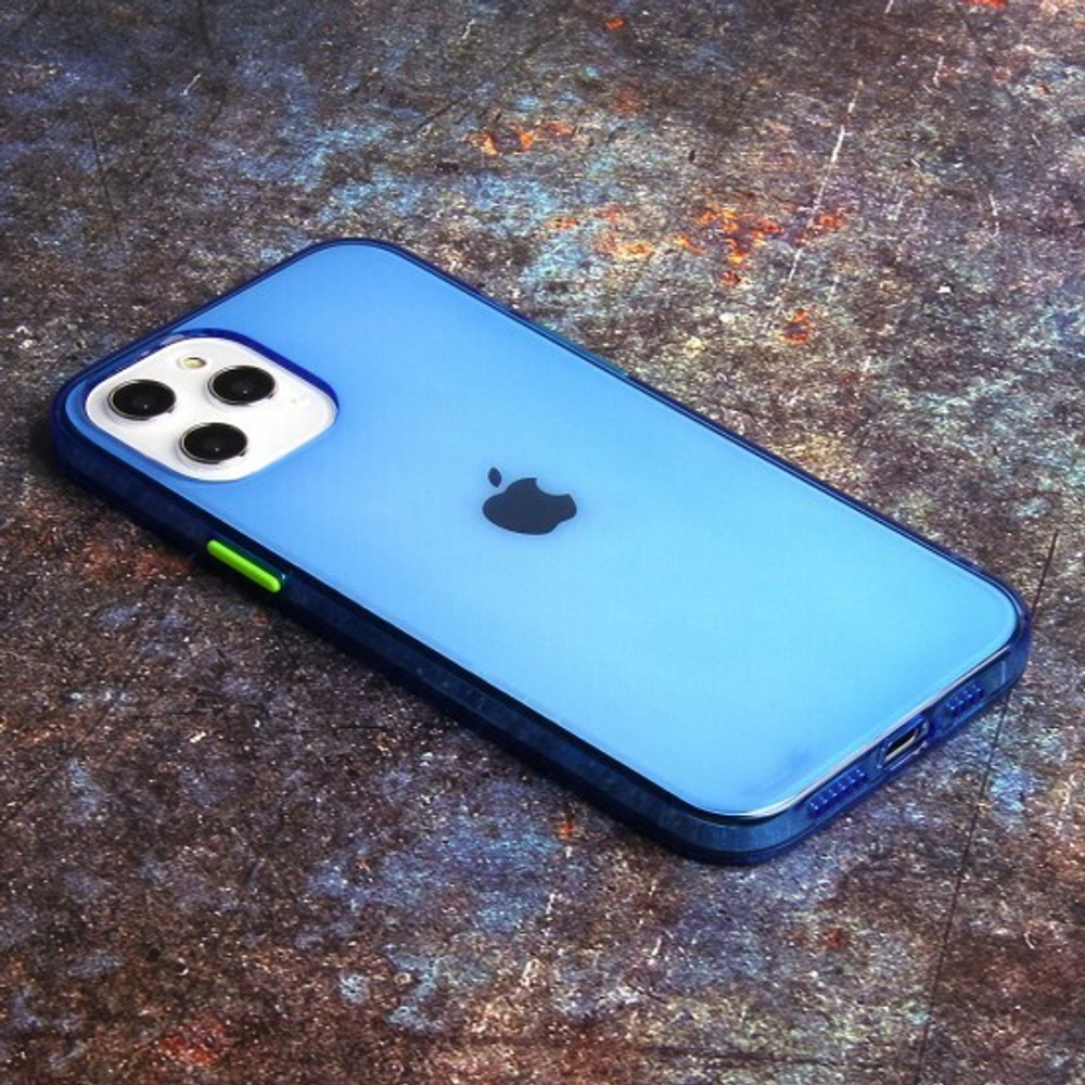 Чехол ТПУ Неон для iPhone 12 Pro, 011744 Бирюзовый