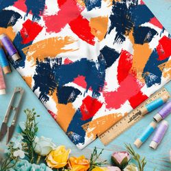 Ткань премиум бифлекс волшебные каскады разноцветия