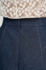 Юбка мини джинсовая