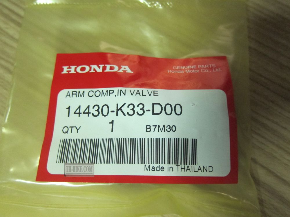 14430-K33-D00. ARM COMP., IN. VALVE ROCKER. HONDA