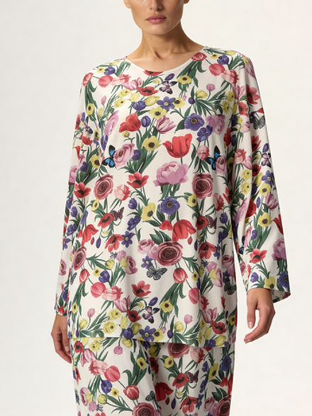 Лонгслив пляжный Сетка Шанхай