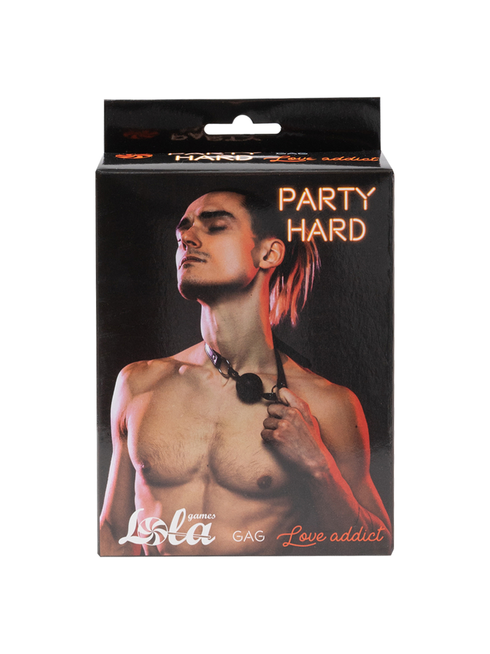 Кляп Party Hard Love Addict Black 1146-01lola