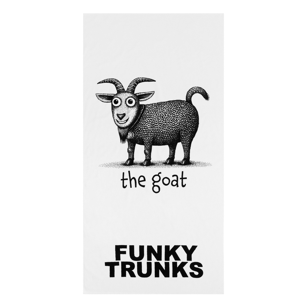 Хлопковое полотенце FUNKY TRUNKS The Goat