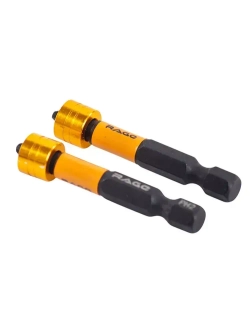 Биты с магнитным ограничителем PH2 x 50 мм 2 шт для ДСП гипсокартона RAGE by VIRA