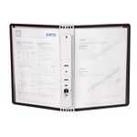 Демосистема настенная на 5 панелей, с 5 черными панелями + табуляторы, DURABLE (Германия) "SHERPA", 5810-01