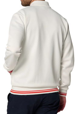 Куртка теннисная Roland Garros Heritage Taylor Teddy - ecru