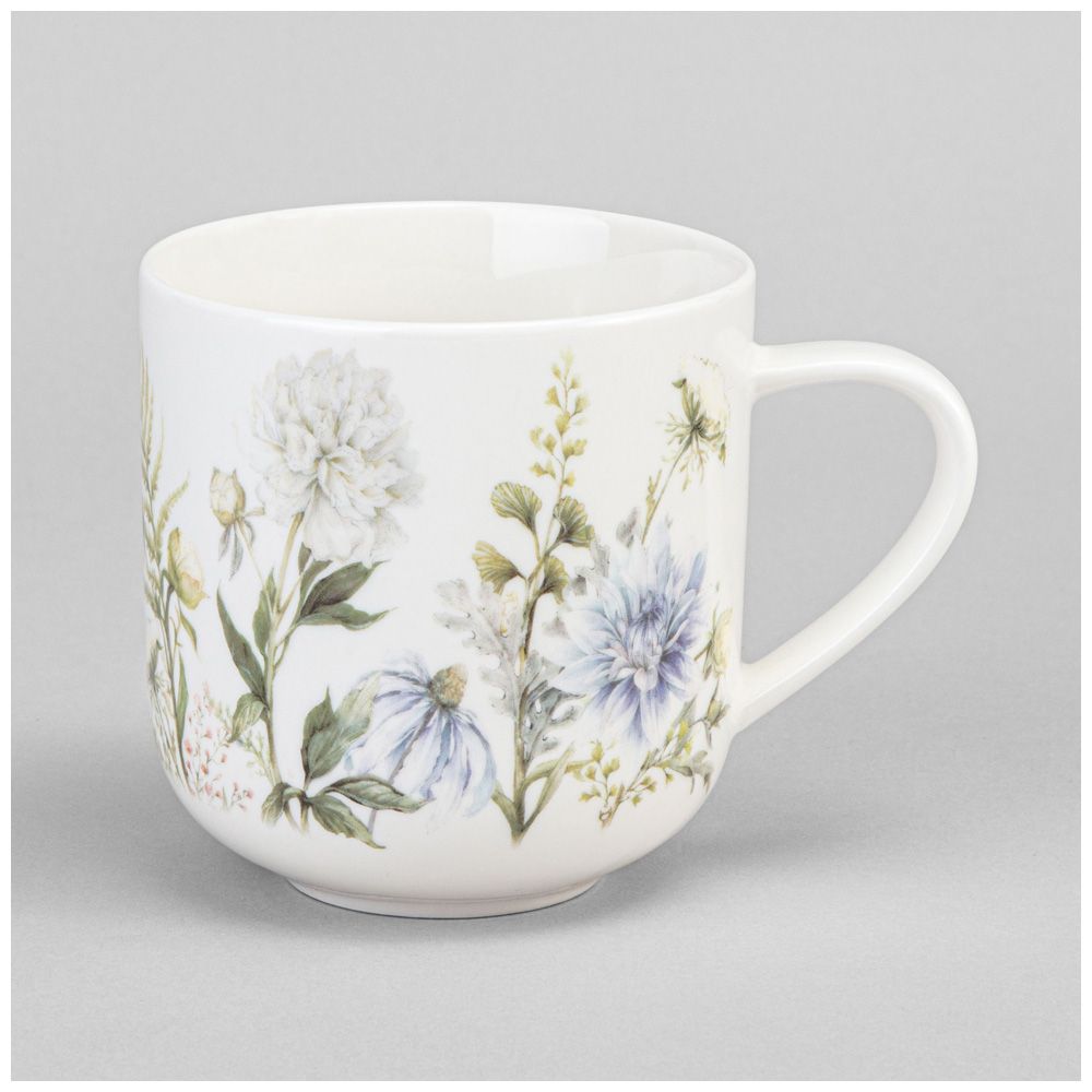 НАБОР КРУЖЕК LEFARD "GRASSES" НА ДЕРЕВ. ПОДСТАВКЕ 4 ШТ. 420 МЛ (КОР=6НАБ.)