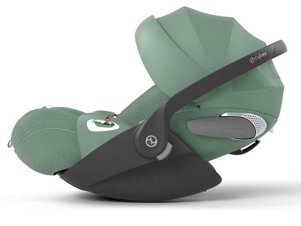 Коляска 3 в 1 Cybex Priam IV Matt Black complete и автокресло Cloud T i-Size Leaf Green Plus Sepia Black