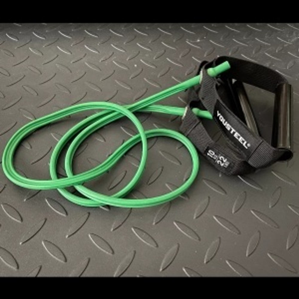 Эспандер с ручками 10 кг, желтый