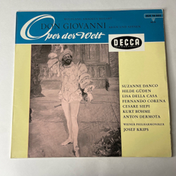 Винтажная виниловая пластинка LP Mozart Моцарт, Don Giovanni Дон Жуан Arien Und Szenen (Германия 1966)