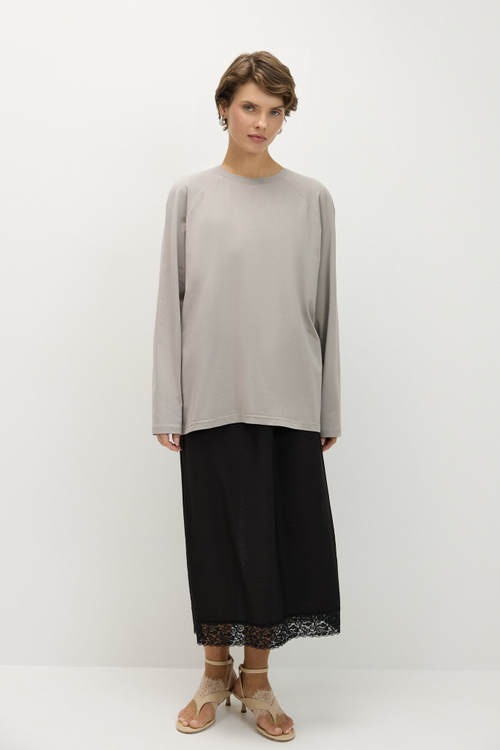 Подъюбник с кружевом