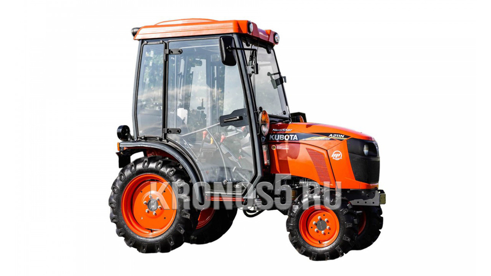 Трактор Kubota | Кубота A211N-OPC 9+3 (Kubota India) STD agri 7.00-12 / 8.3-20 (с ПСМ)