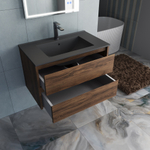 База под раковину Gio 800 подвесная, 2 выкатных ящика soft-close, C.Oak