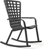 Кресло-качалка пластиковое Nardi Folio, антрацит