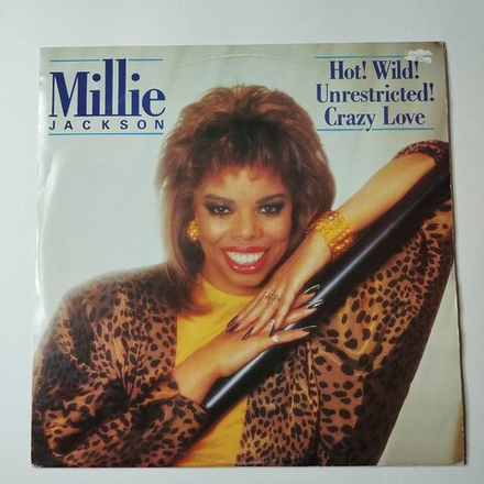 Винтажная виниловая пластинка LP Millie Jackson Hot Wild! Unrestricted Crazy Love (UK 1986) Maxi Single 45 RPM