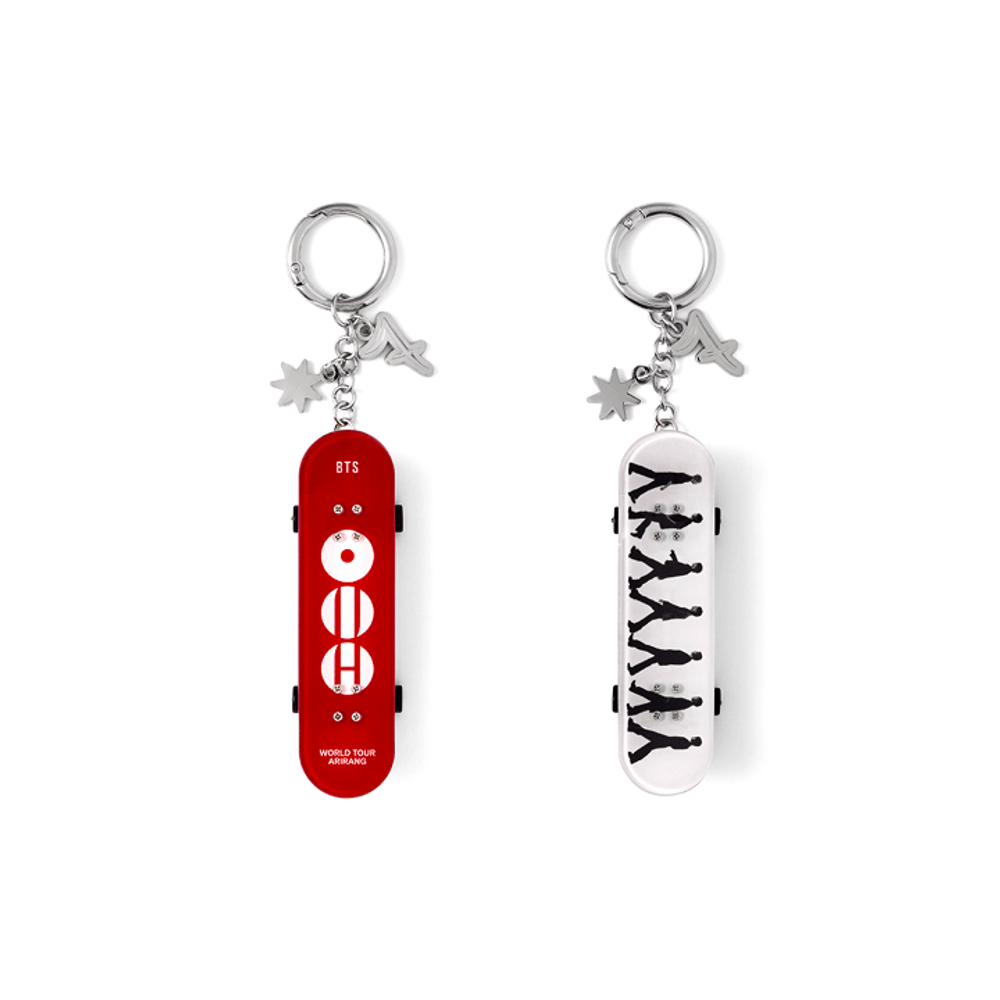 Мерч BTS - Mini Skateboard Keyring
