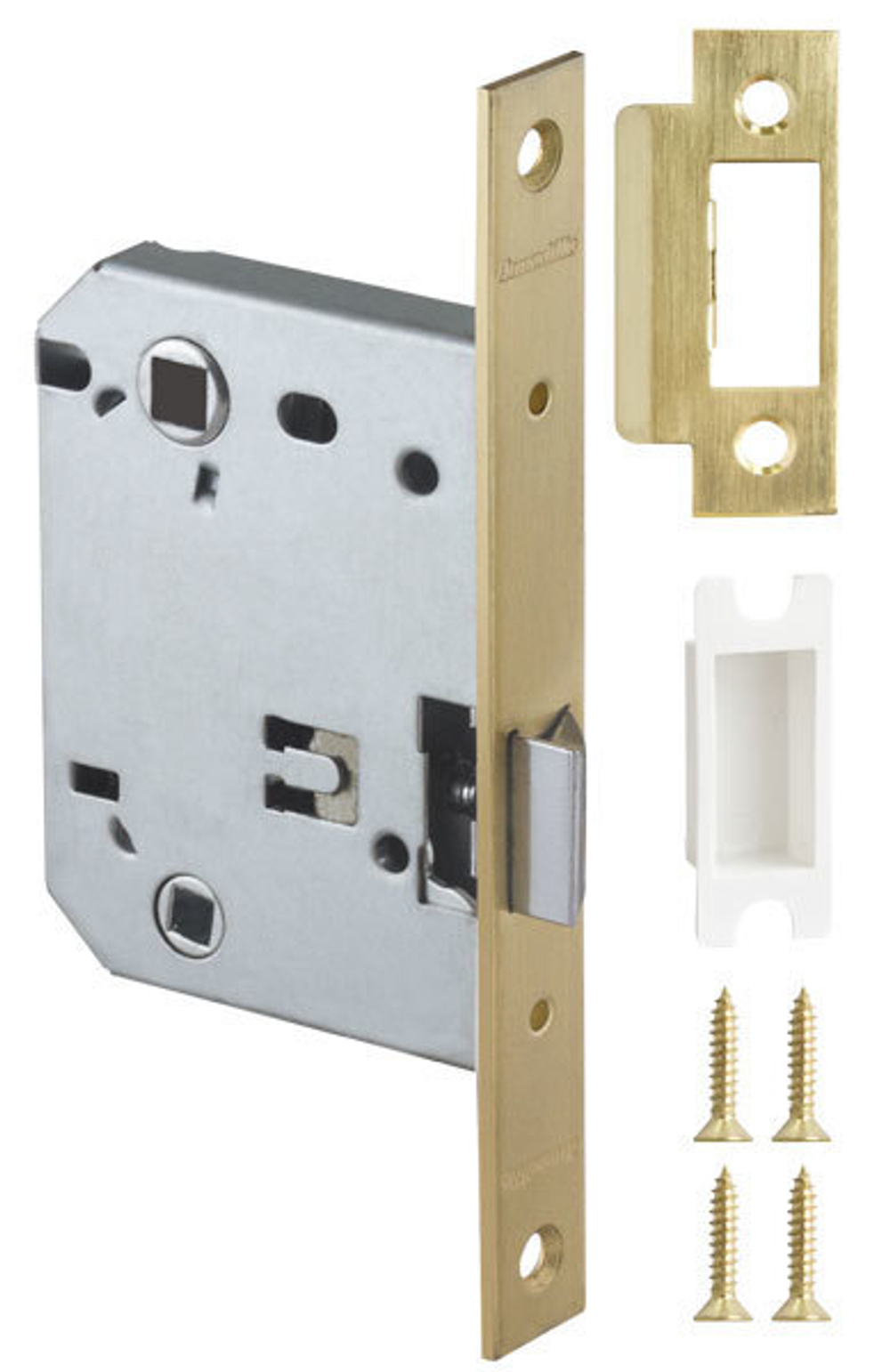 [ТОВАРА НЕТ В НАЛИЧИИ] Защелка врезная Армадилло LH 720-50 BOX SG, цвет золото матовое (гарантия - 5 лет)