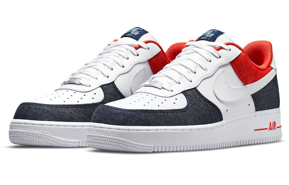 Denim air force 1 high sales