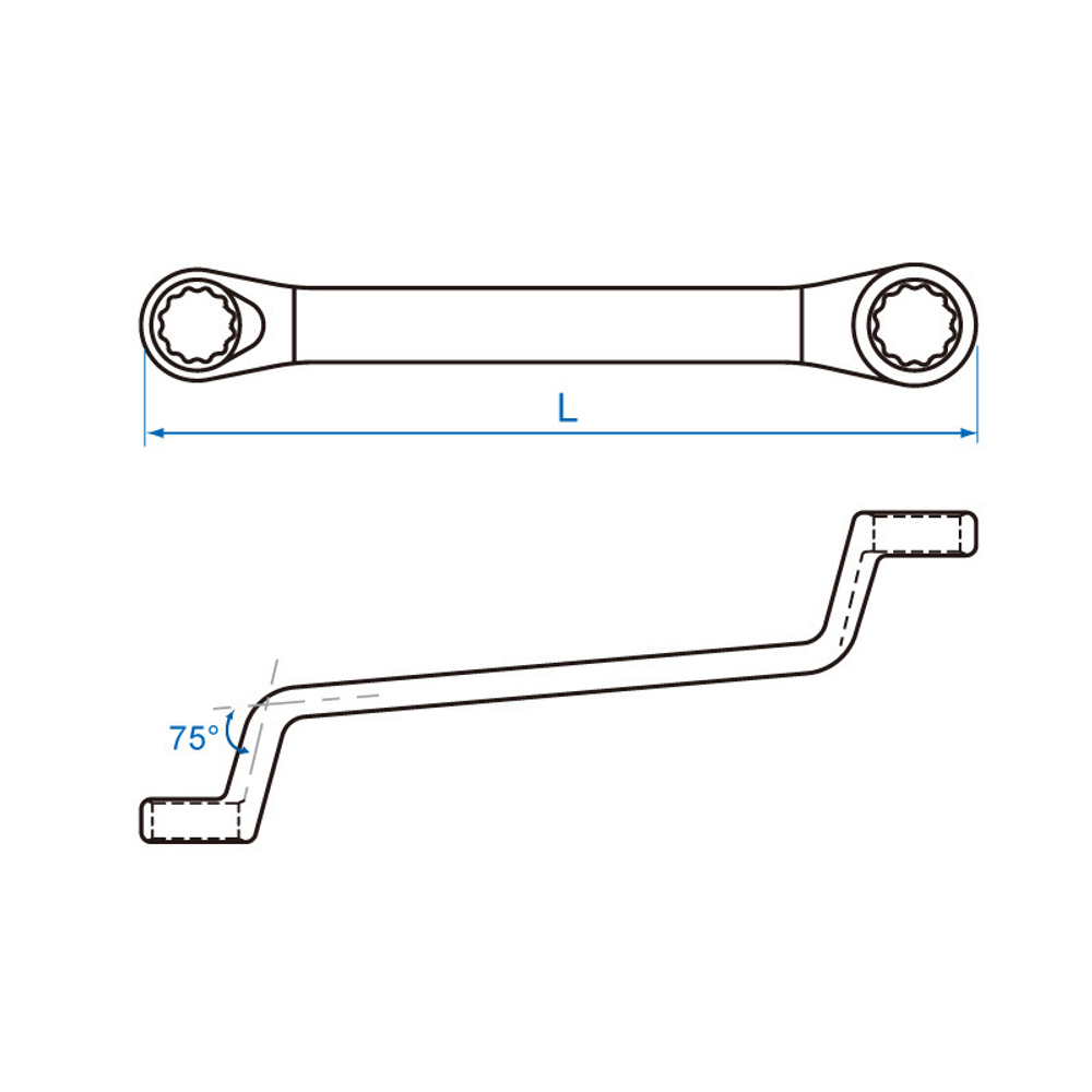 KING TONY (1707SR) Набор накидных ключей, 1/4"-1&1/8", 7 предметов