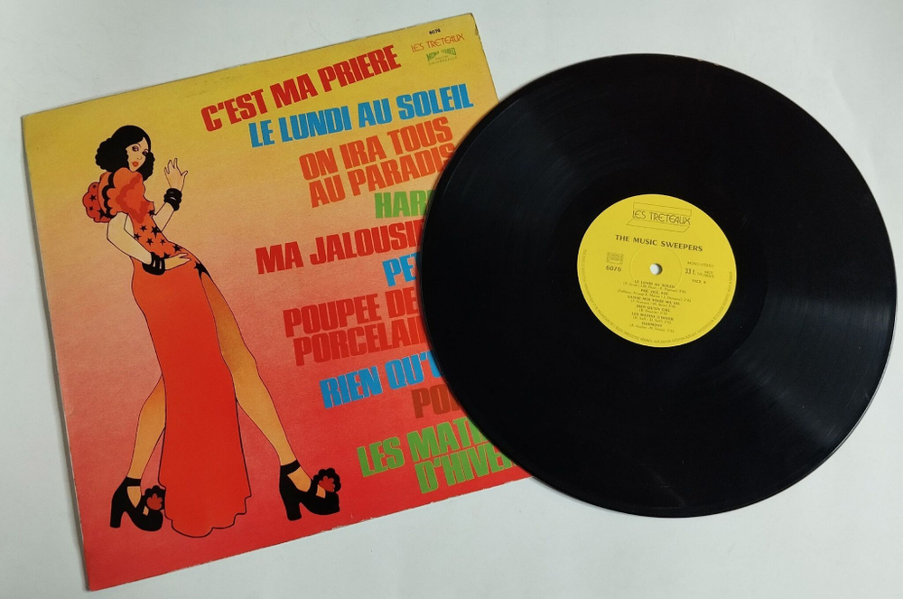 Винтажная виниловая пластинка LP Сборник The Music Sweepers (France 1971)