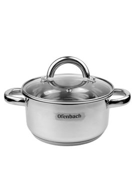 Кастрюля 1,5 л. из нержавеющей стали Ofenbach NB 100523 с крышкой