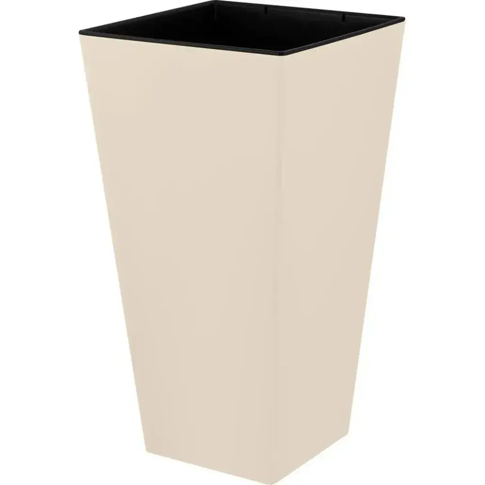 Горшок для цветов InGreen London CUBE 300х564мм 34л c дренаж. вставкой калифорнийский