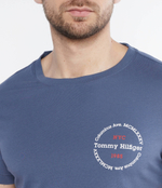 Футболка Tommy Hilfiger - индиговой(MW0MW34390)