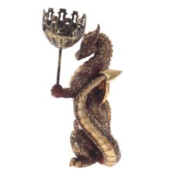 GAEM Подсвечник "Дракон", D6 см, L11 W12 H23 см, 2в.