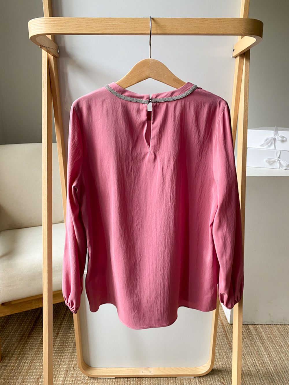 Шелковый топ Brunello Cucinelli, 128