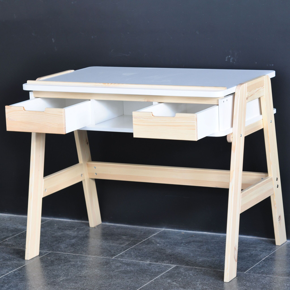 Стол письменный Кампо с ящиками и регулировкой наклона