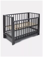 Кровать детская 120*60 RANT "BERGEN" (арт.770) универ маят/ящ Moon Grey