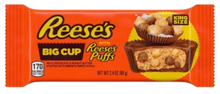 Шоколадные тарталетки Reese's Big Cup Puff King Size
