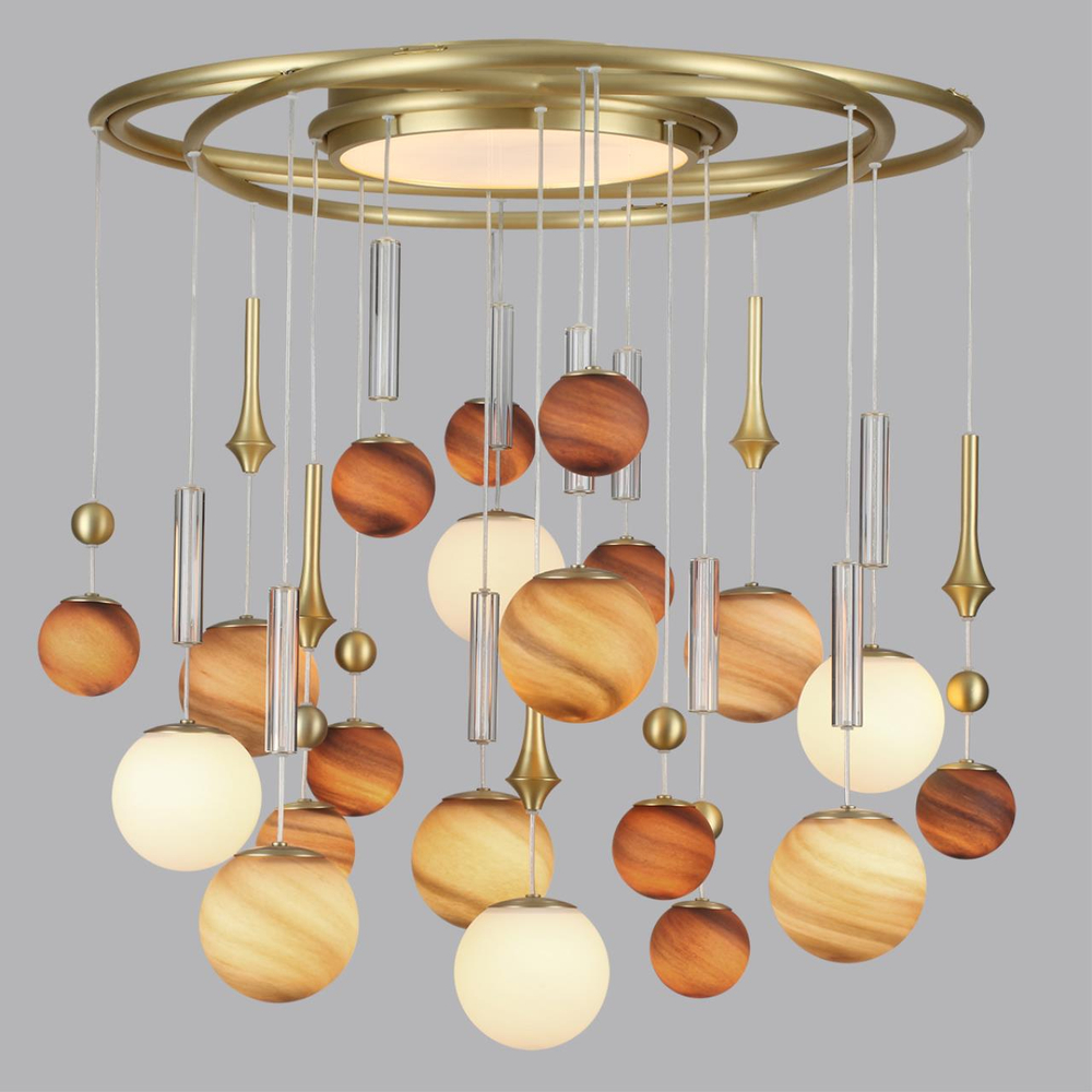 5457/21C ODL_EX Люстра потолочная 20*G9*5W + LED 20W 2500K MODERN