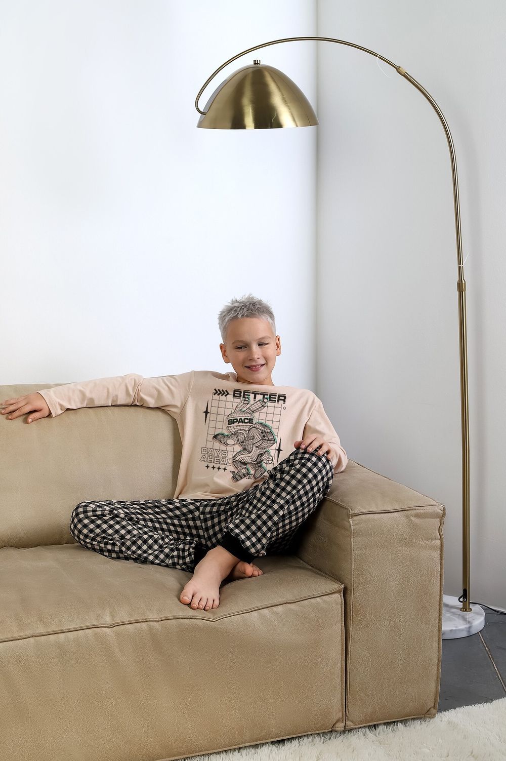 Пижама для мальчика Отдых-1 Виотекс БЕЖЕВЫЙ